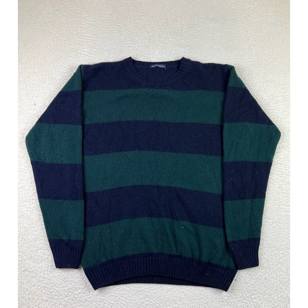 Brandy Melville Sweater Mens 2XL Striped Wool Blend Made Italy Warm